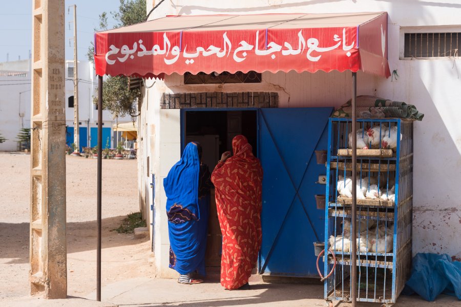 Ville de Mirleft, Maroc