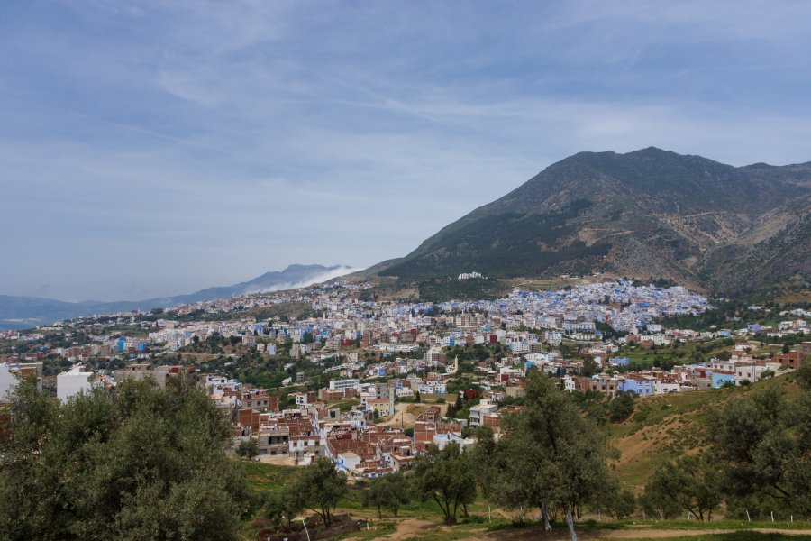 Vue sur Chefchaouen, Maroc