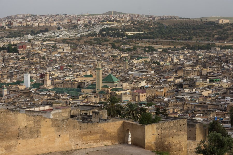 Vue sur Fès, Maroc