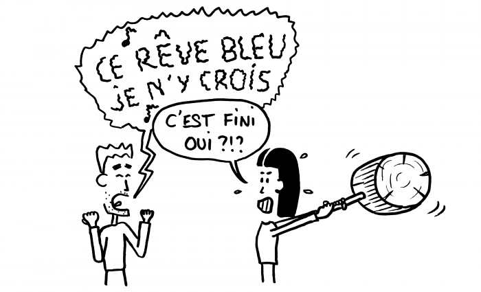 Dessin : Mais c'est fini oui, ta chanson ?!?