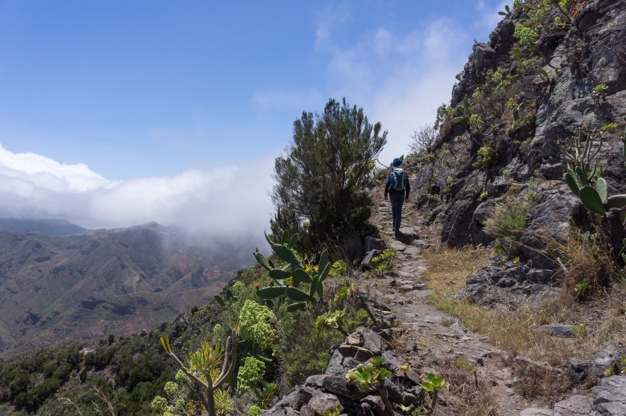 Randonnée de Santa Cruz à Cruz del Carmen, Anaga