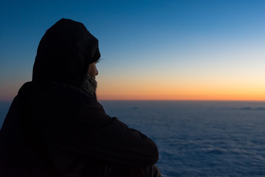 Lever de soleil au sommet du Teide, Tenerife