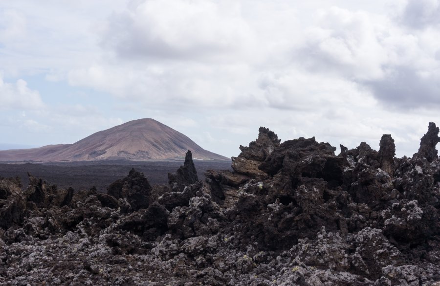 Paysage volcanique à Lanzarote