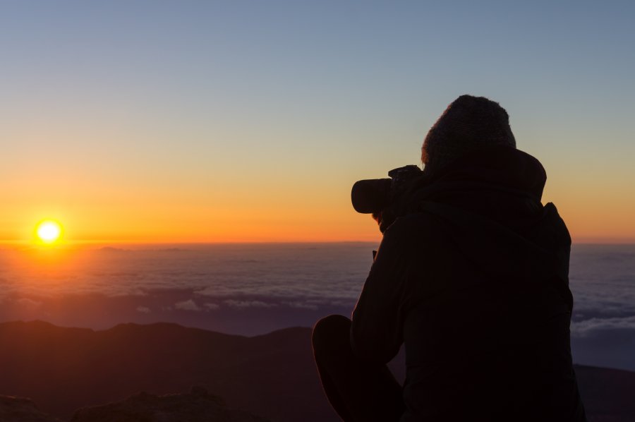 Lever de soleil au sommet du Teide, Tenerife