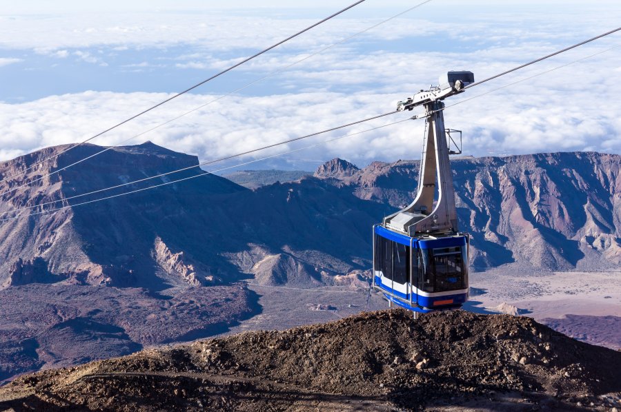 Téléphérique pour le volcan Teide, Tenerife