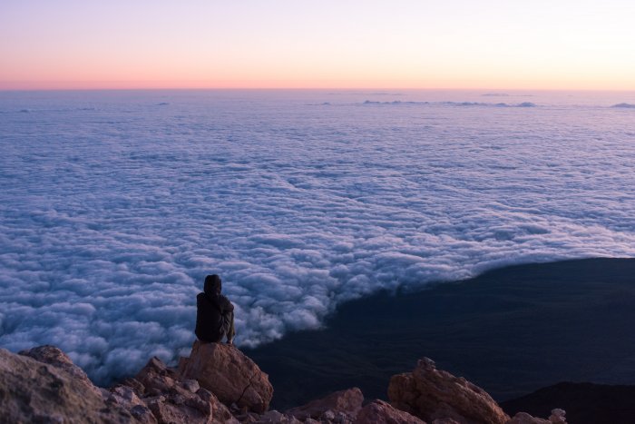 Lever de soleil au sommet du Teide, Tenerife