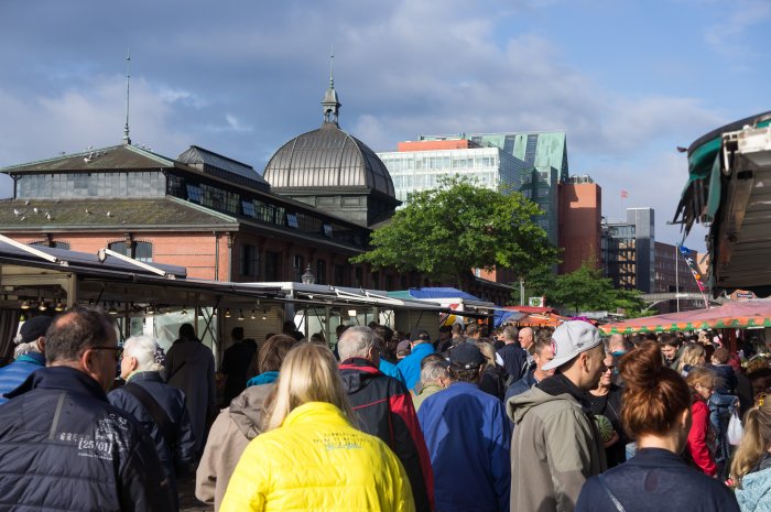 Marché à Hambourg