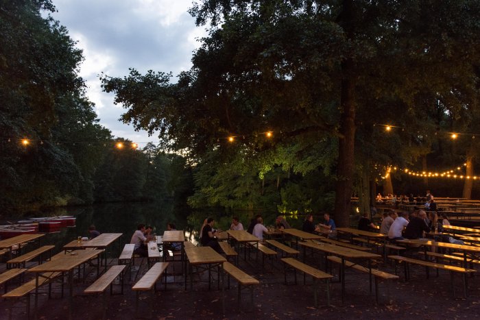 Biergarten à Berlin