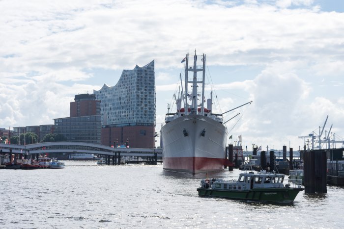 Le port d'Hambourg, Allemagne