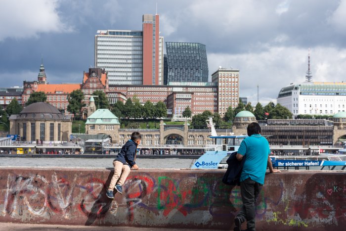 Jetées de Landungsbrücken, Hambourg