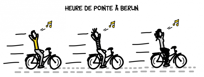 Heure de pointe à Berlin