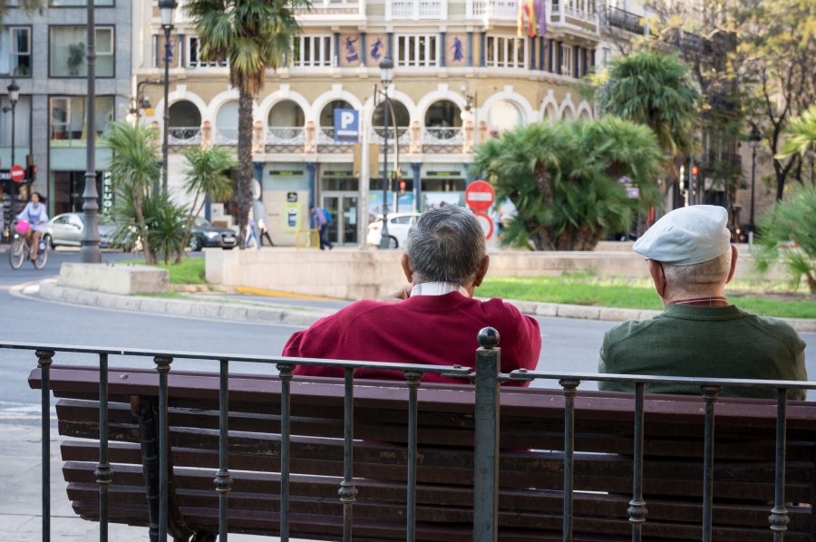 Scène de rue à Valence, Espagne