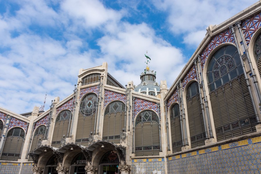 Marché central de Valence, Espagne