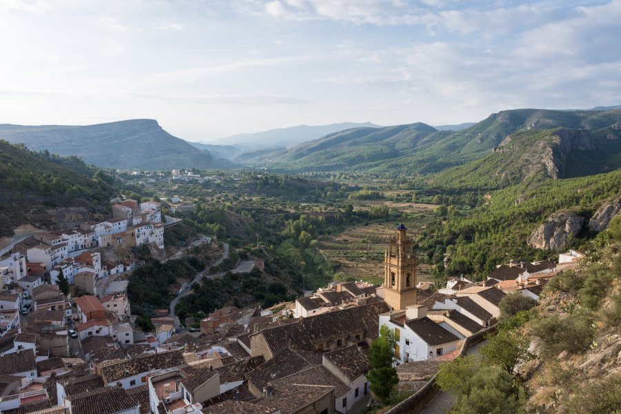 Lever de soleil à Chulilla, Espagne