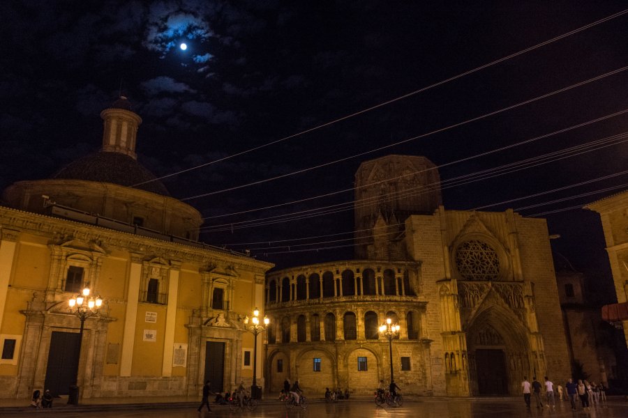 Valence, Espagne, de nuit