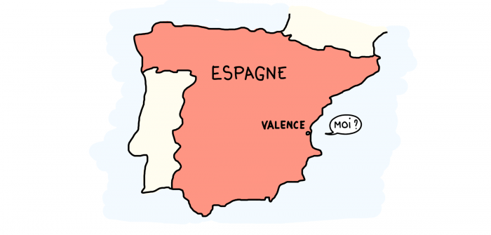 valence espagne carte