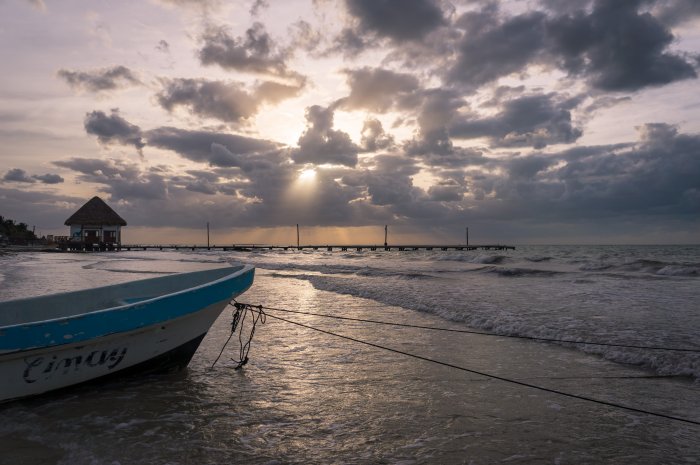 Plage d'Holbox, Mexique