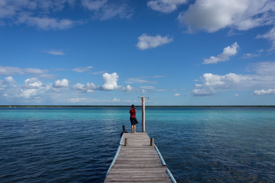 Lagune de Bacalar, Yucatán, Mexique