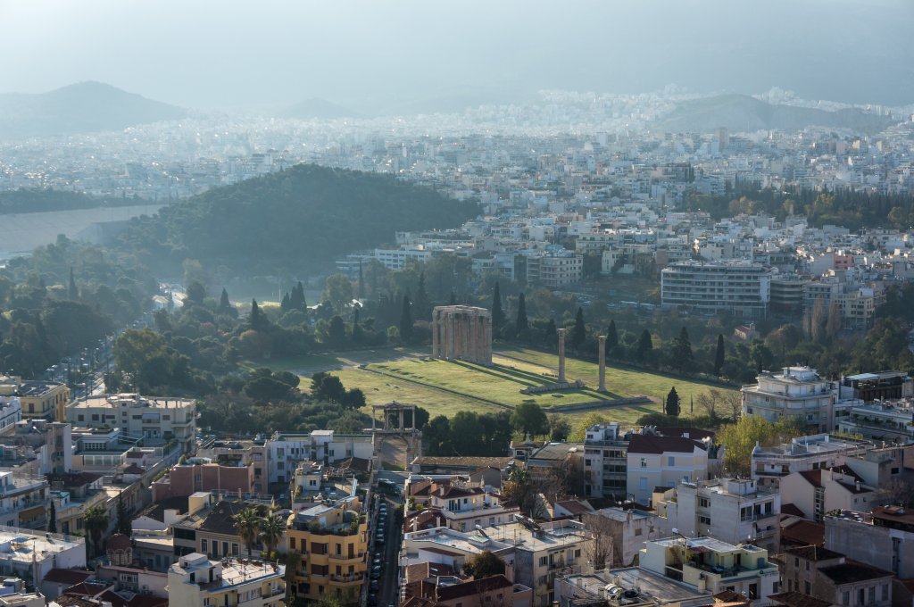 Vue sur Athènes