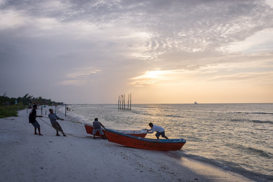 Plage d'Holbox, Mexique