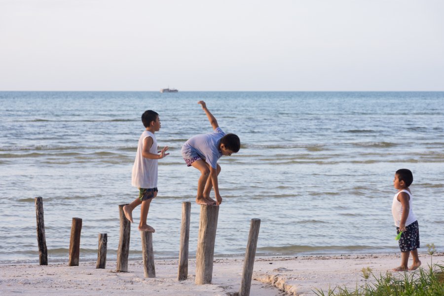 Plage d'Holbox, Mexique