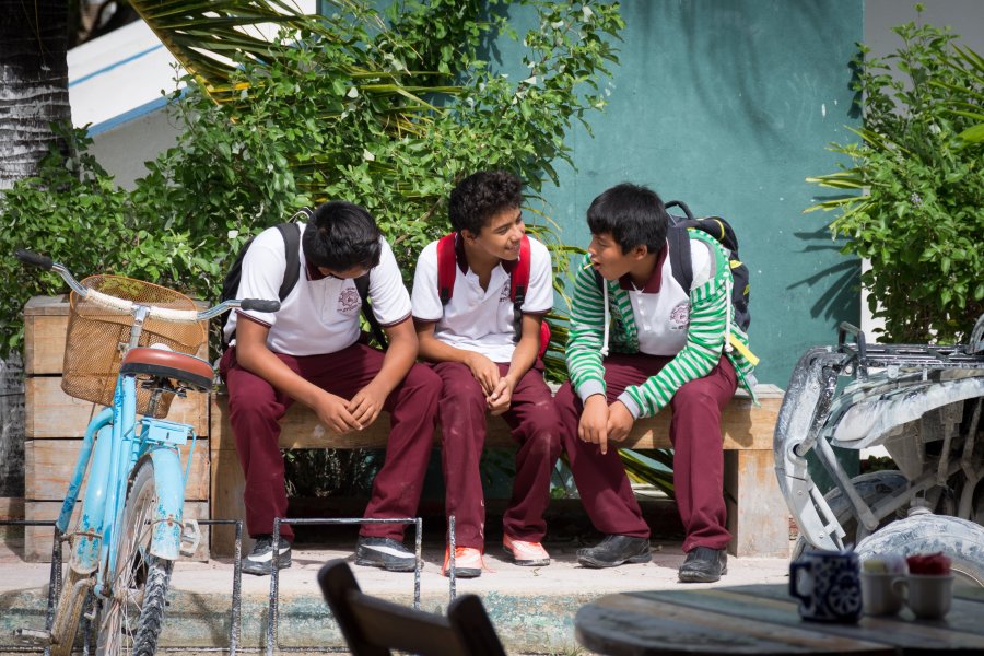 Enfants mexicains à Holbox