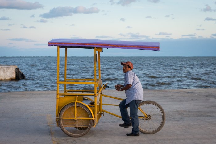 Vendeur de rue mexicain