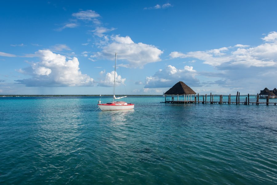 Lagune de Bacalar, Yucatán, Mexique