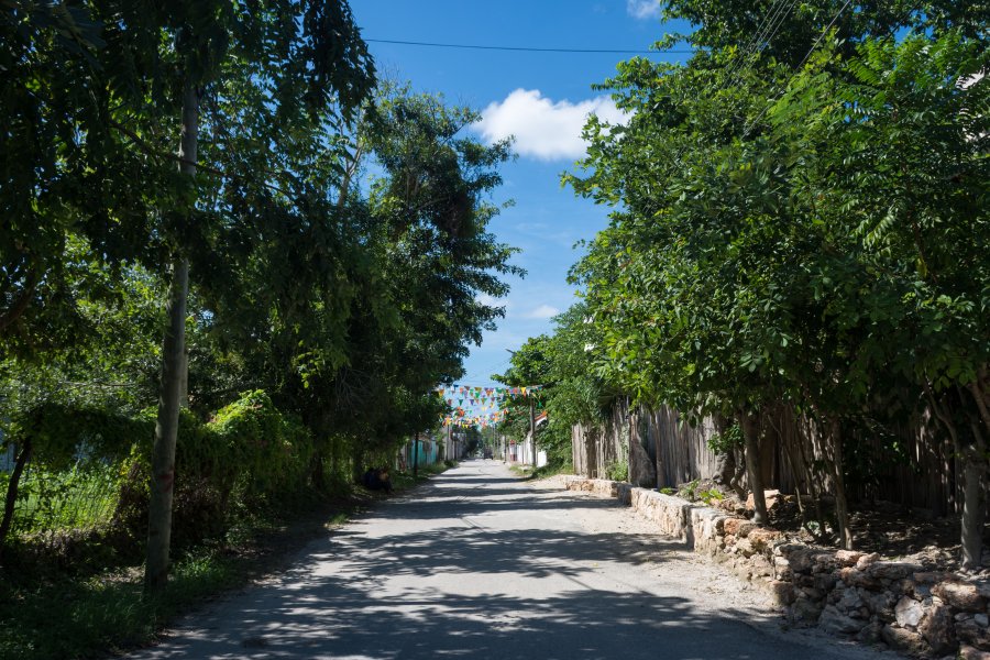 Village de Bacalar, Mexique