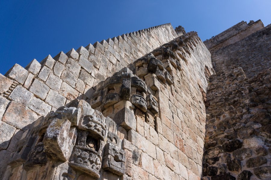 Temples Maya à Uxmal, Yucatán, Mexique