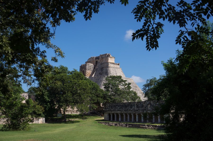 Temples Maya à Uxmal, Yucatán, Mexique