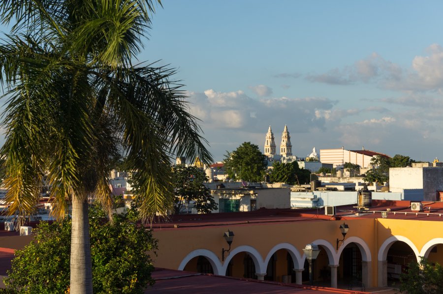 Remparts de Campeche, Mexique