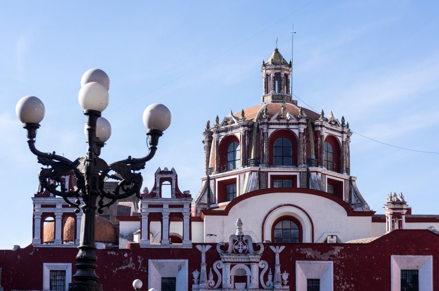 Église à Puebla, Mexique