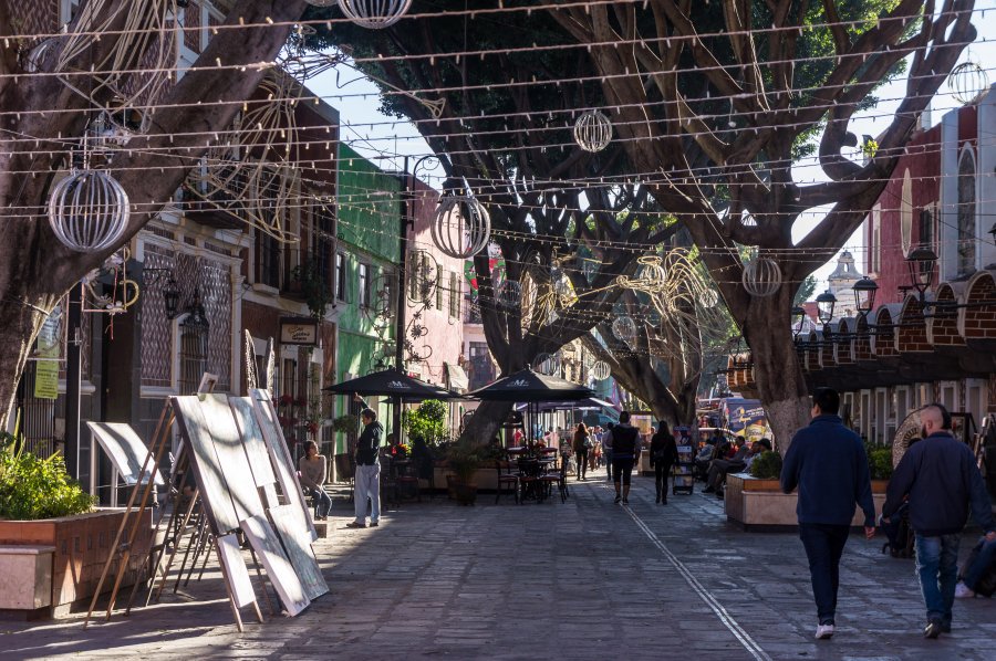 Quartier des artistes à Puebla