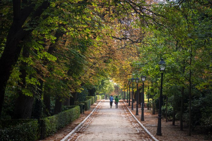 Parc retiro à Madrid