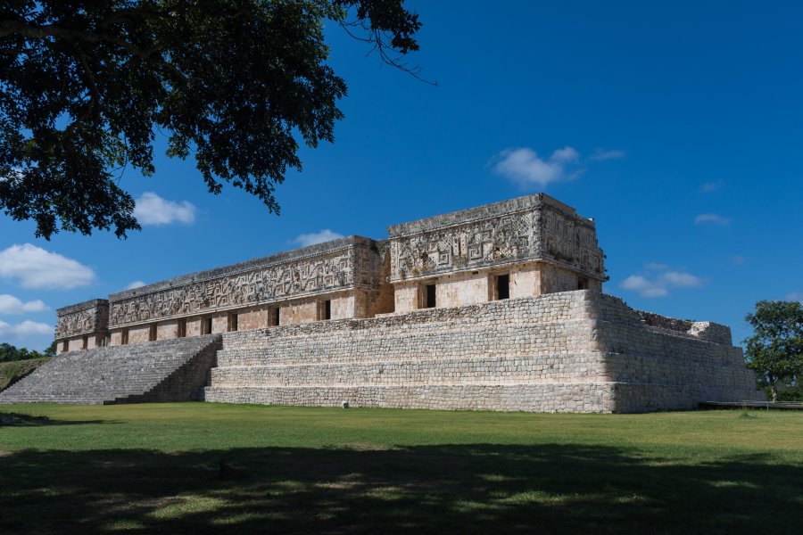 Temple d'Uxmal, Yucatán, Mexique