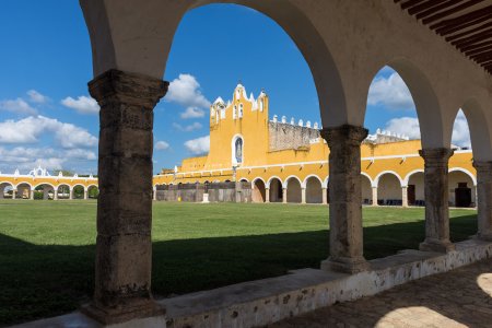 Ville d'Izamal, Yucatán, Mexique