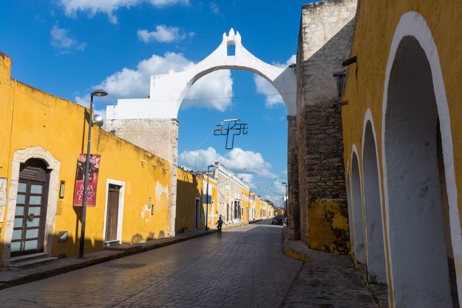 Ville d'Izamal, Yucatán, Mexique