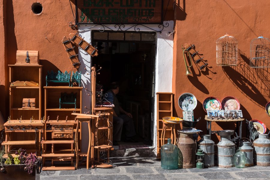 Brocante à Puebla, Mexique