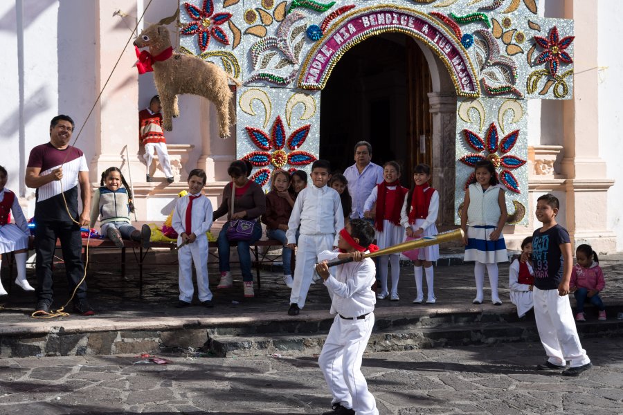 Piñatas au Mexique