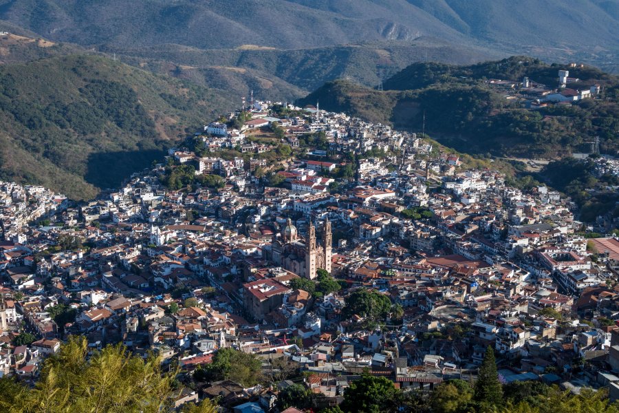 Vue panoramique sur Taxco, Mexique