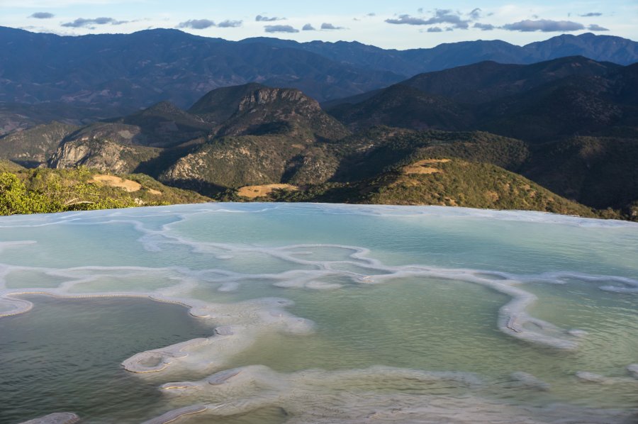 Cascade pétrifiée de Hierve el Agua, Mexique