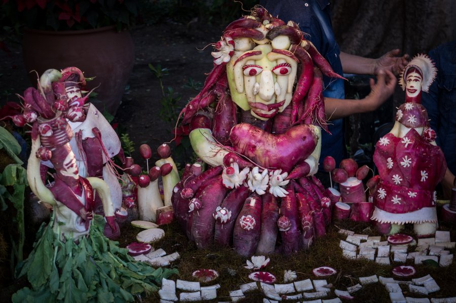 Noche de Rábanos, Oaxaca