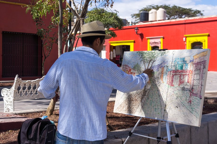 Ruelles colorées de Oaxaca