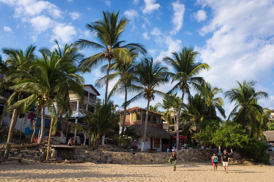 Plage de Mazunte, Mexique