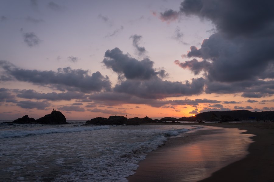 Plage de San Agustinillo, Mexique