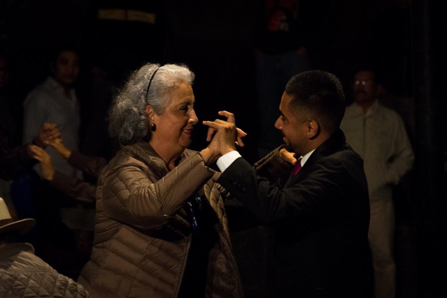 Danseurs à Oaxaca, Mexique