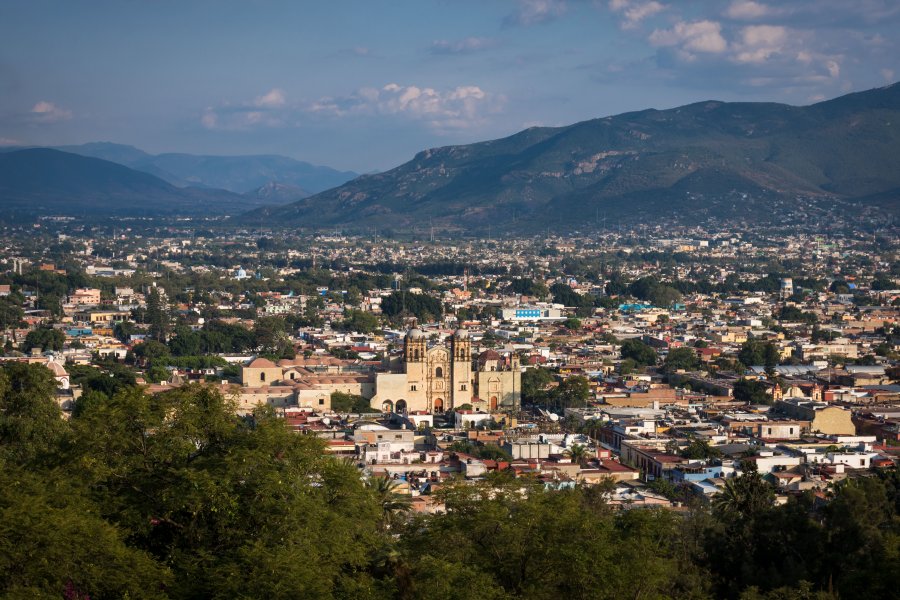 Vue sur Oaxaca de Juarez, Mexique