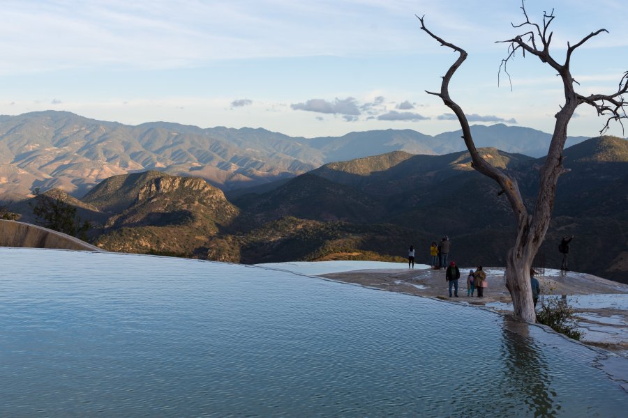 Cascade pétrifiée de Hierve el Agua, Mexique