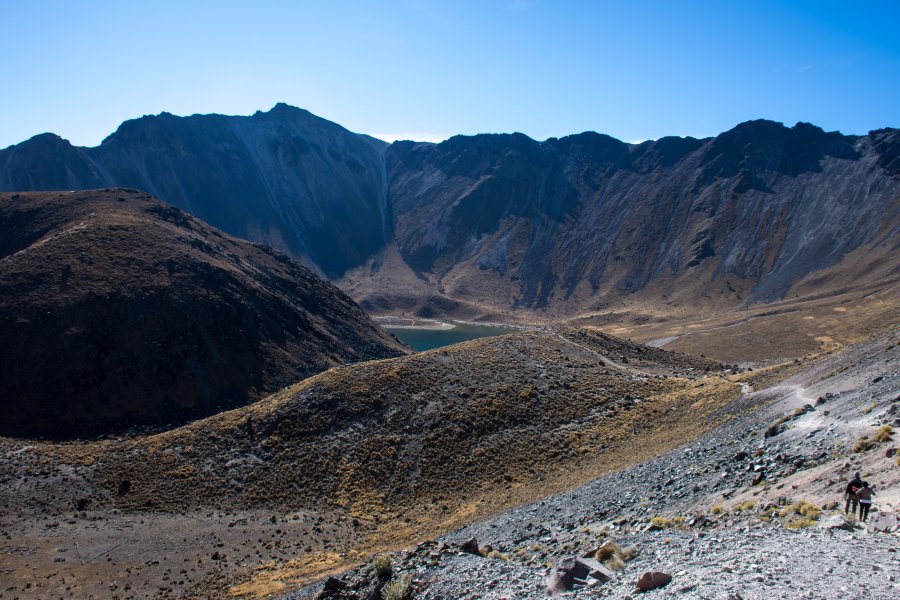 Cratère du volcan Nevado de Toluca